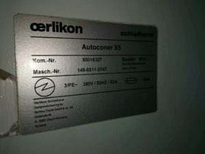2011 working condition Oerlikon Autoconer X5 (8)